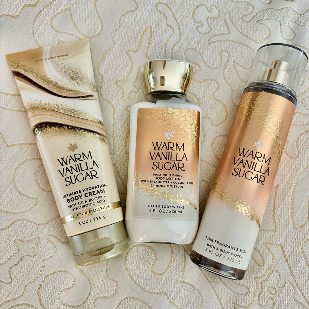 Bath & Body “Warm Vanilla Sugar” set